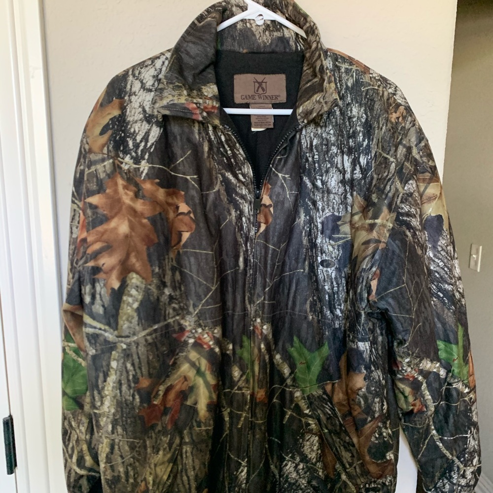 Large game winner camo jacket